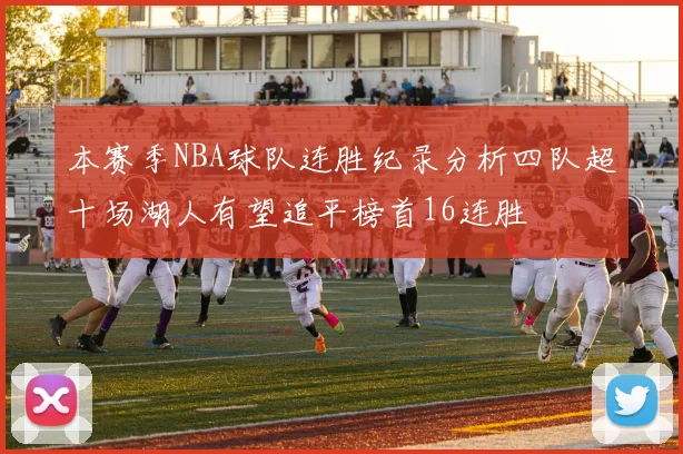 本赛季NBA球队连胜纪录分析四队超十场湖人有望追平榜首16连胜